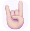 Rock emoji.