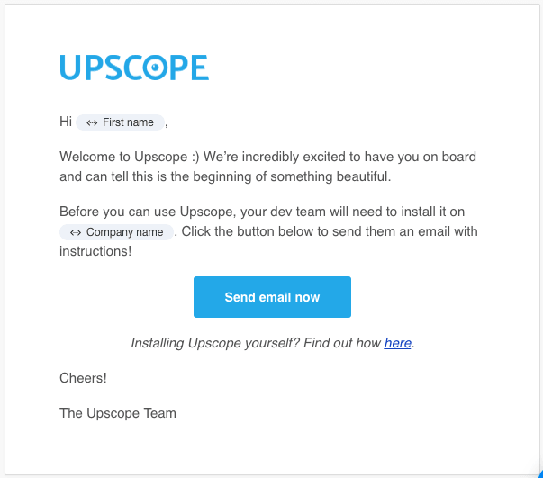 See all our Intercom email templates we use in our onboarding campaign