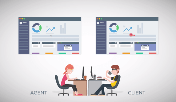Cobrowsing for Olark and other live chat services.