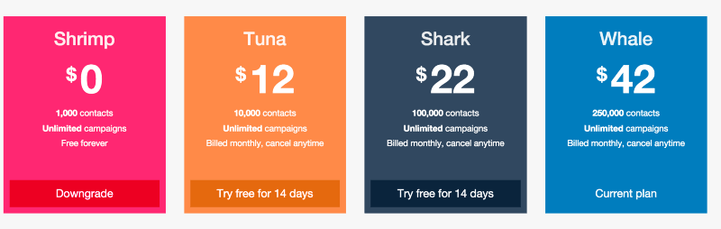 EmailOctopus best SaaS pricing plans