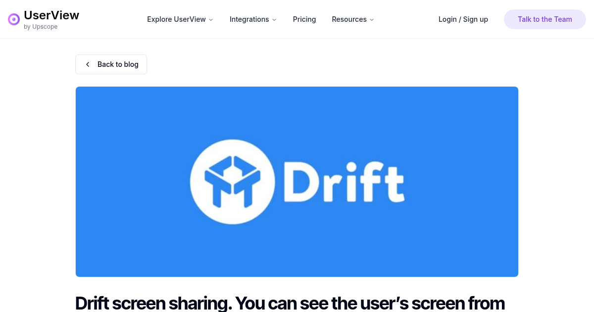 Drift screen sharing. You can see the user’s screen from Drift using ...