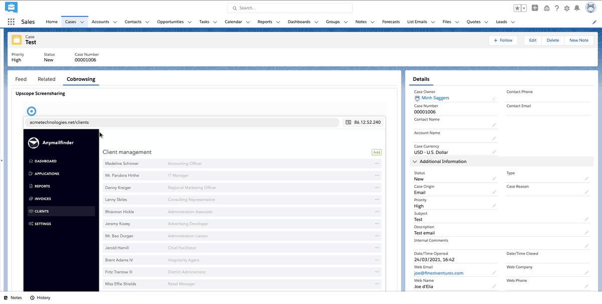 Salesforce Integration Screenshot 6