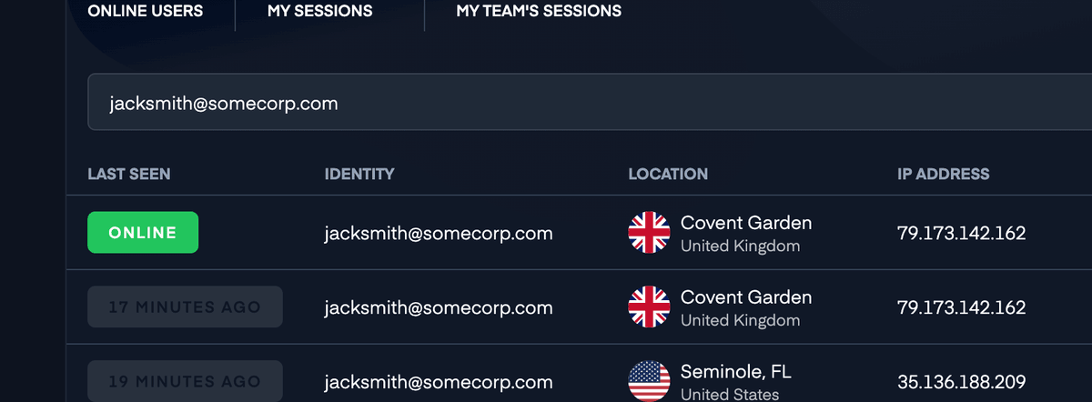 UserView Screenshot