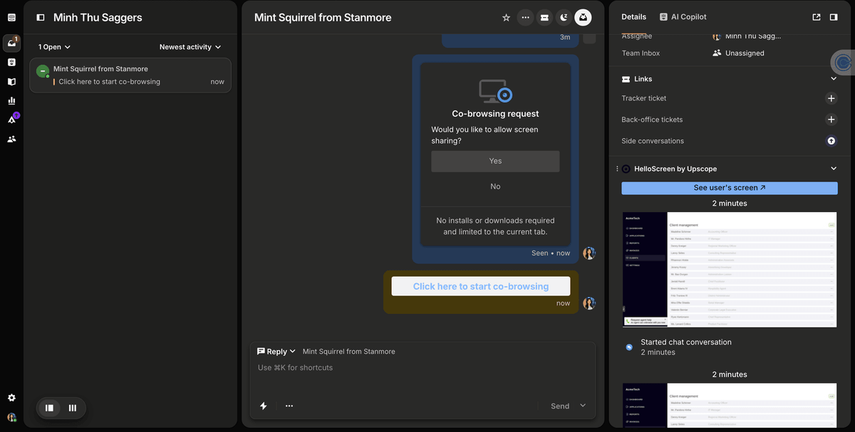 Intercom/UserView Integration
