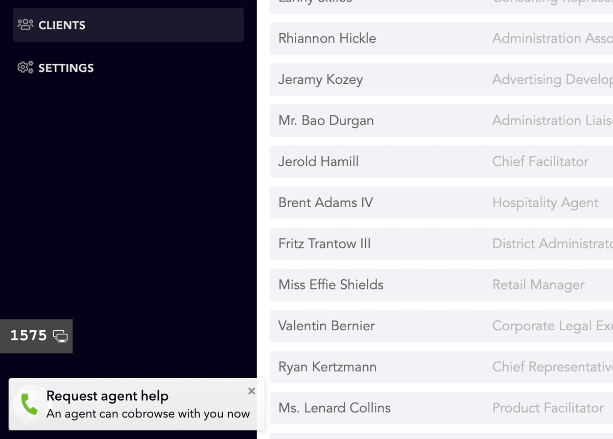 Widget Example