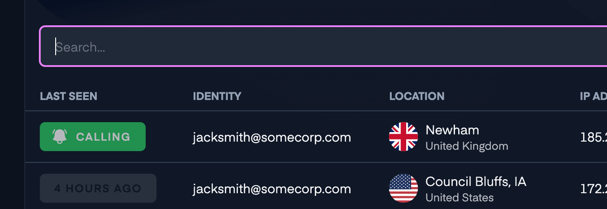 Alert Example