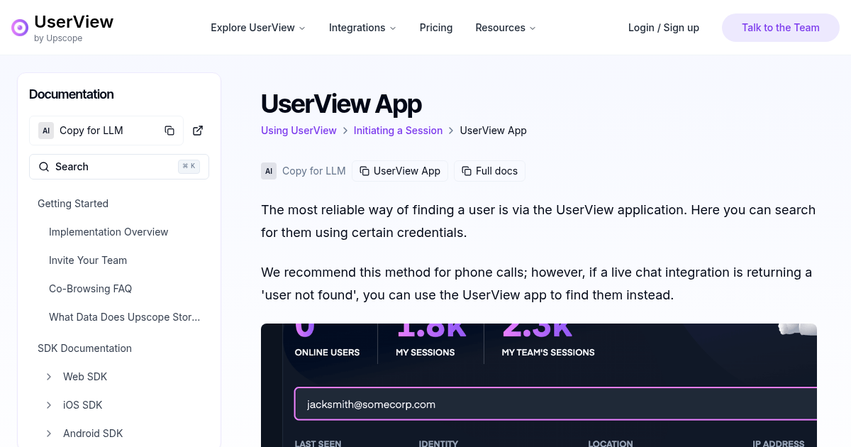 UserView App | UserView Documentation
